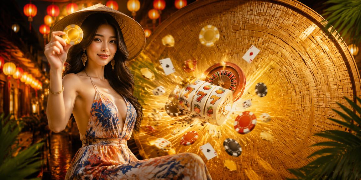 Ứng dụng casino xsrd với hình ảnh nón lá đặc trưng Huế